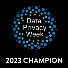 Data Privacy week 2023 champion badge